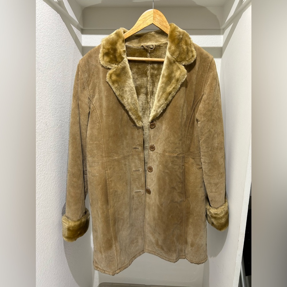 Genuine Vintage Suede Coat